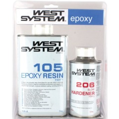 West System - Slow Epoxy 105 / 206 Pack A (Slow) - 1.2Kg